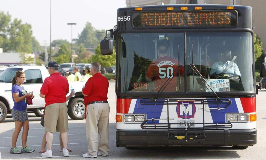 Similar to Redbird Express, which took St. Louis Cardinals fans to Busch Stadium until 2023, St. Louis Blues fans will be able to catch a ride to the Enterprise Center.