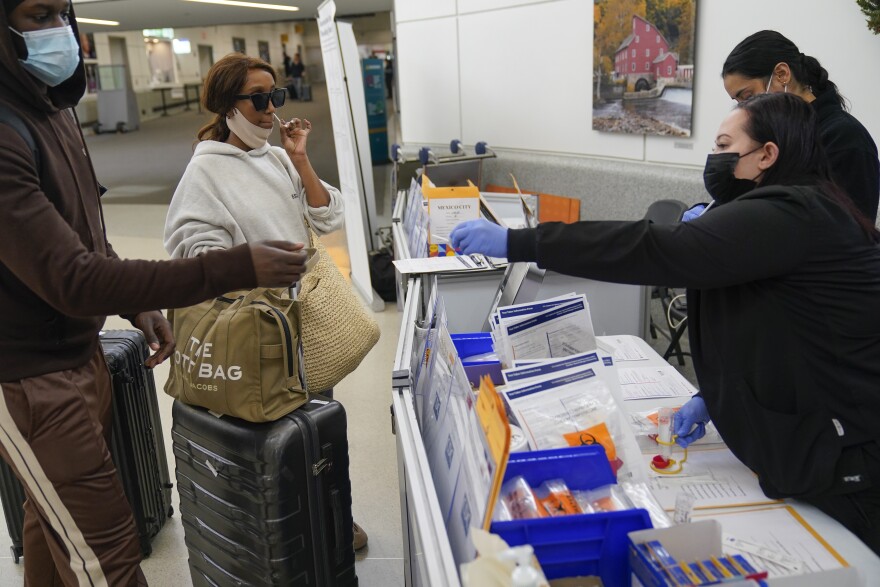 "Even though [COVID-19] pales in comparison to last year, we don't know where this is going to trend," said Juan Rodriguez, chief epidemiologist for Denton County Public Health. (AP Photo/Seth Wenig)