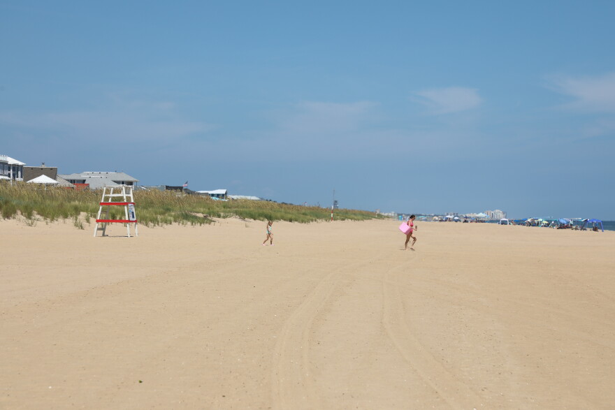 The beach at Sandbridge in Virginia Beach on Aug. 26, 2026.