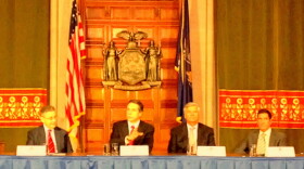 Governor Cuomo met with legislative leaders at the Capitol Wednesday