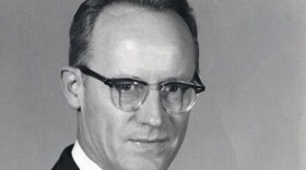 black-and-white photo of Donald McGinnis