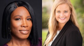 Camille Simmons (left) and Amy Maloy (right) were elected on Thursday as Rochester Board of Education president and vice president, respectively, for the year 2025.