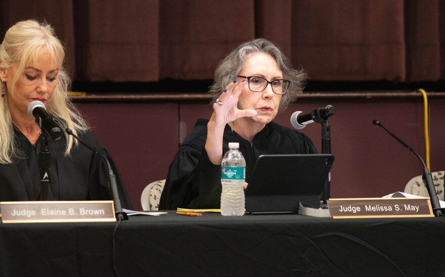 Judges Melissa May and Elaine Brown, are two of the 15 Indiana Appellate judges.