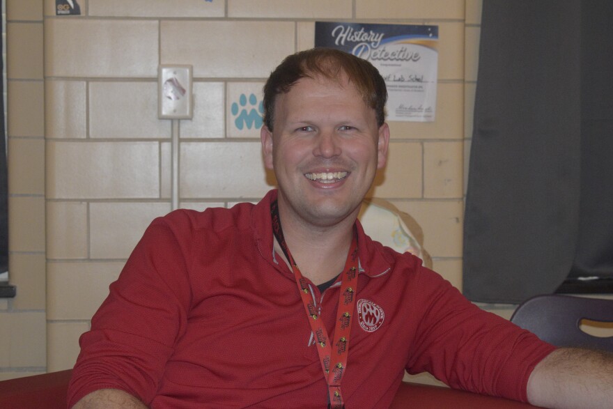 Andy Goveia is in his 13th year of teaching social studies at Thomas Metcalf School.