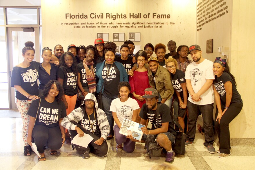 Dream Defenders from around the state of Florida gathered Sept. 23 for lobbying training sessions at the Tallahassee Capitol building in their continued fight against the “stand your ground” law. The group was formed in 2012 after the death of Trayvon Martin and has since gained international attention.