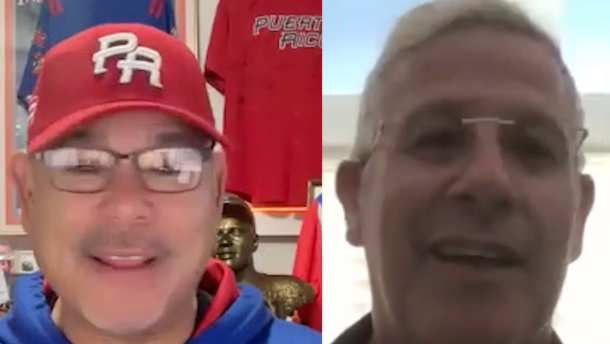 Carlos Baerga y Albert Cruz comparten sus reacciones ante el Clásico Mundial de Béisbol.