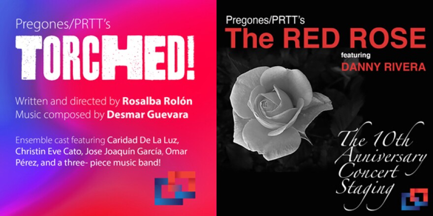 Red Rose and Torched