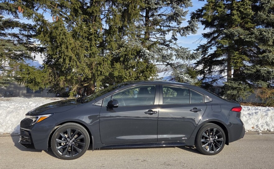 2026 Toyota Corolla SE AWD Hybrid profile