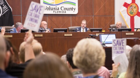 The Volusia County Council heard about two hours of public comment in support of arts funding on Tuesday.