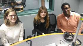 Left to Right is Anna Horzen, Hannah Luella Loper, Terrance Hunter. Photo: Matthew Peddie WMFE.