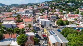 Pictured: The Torvet Straede into Prindsesse Gade area where properties owned by Senator Ray Fonseca are located.