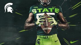 MSU football uniform