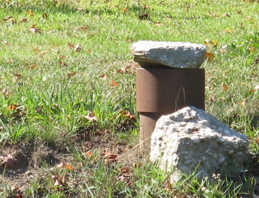 Scott Detrow / StateImpact Pennsylvania An abandoned well in McKean County.