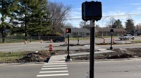 New crosswalks on Harrodsburg Road at Clays Mill Road will allow pedestrians to cross one of Lexington's busier roads without having to walk half a mile or more to another.