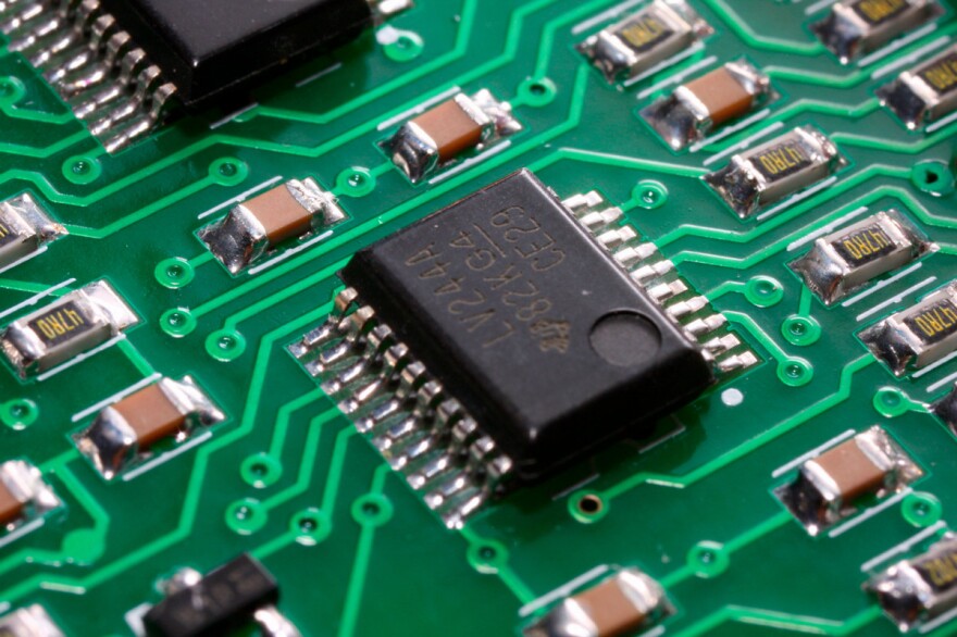 At the heart of every modern computer is a computer chip; a small flat piece of silicon upon which electronic circuits consisting of billions of tiny electrical switches are etched.