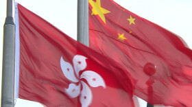 Hong Kong and China flags