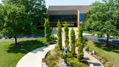 Ursuline College's campus in Pepper Pike. The private college - which was founded in 1871 - announced on Sept. 16 it was pursuing a merger with Gannon University in Erie, Pennsylvania.
