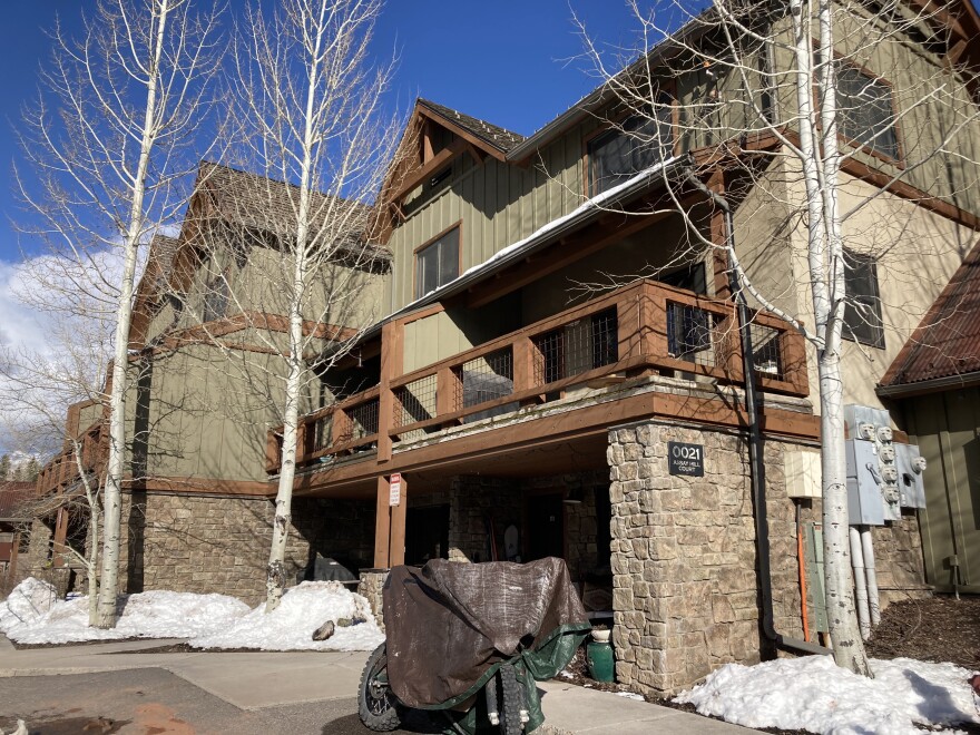 The Aspen School District purchased two apartment buildings at 11 and 21 Assay Hill Court on April 19. The 8-unit building on the east side of the parcel includes a deed restriction allowing employees of the Timbers Club first right of refusal to rent the property.