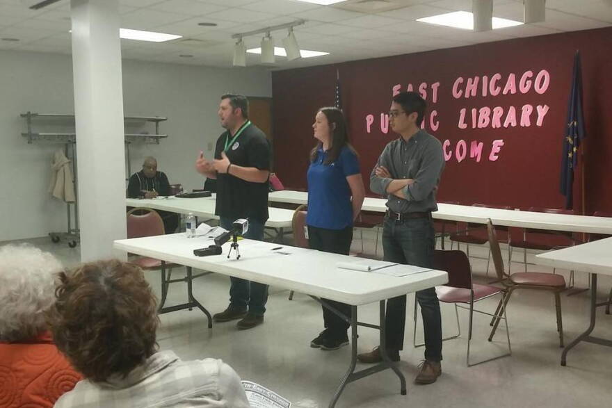 Environmental Protection Agency representatives fielded questions over the weekend about clean-up of a lead-contaminated Superfund site in East Chicago, Indiana. Most of the questions centered around identifying contractors, the timeline of work, and details of what remediation entails. On March 21, the EPA announced a new settlement to pay for clean-up efforts in Zones 2 and 3 of the Superfund. But some, like Maria Watson, questioned the efficiency of clean-up efforts and the EPAâ€™s commitment