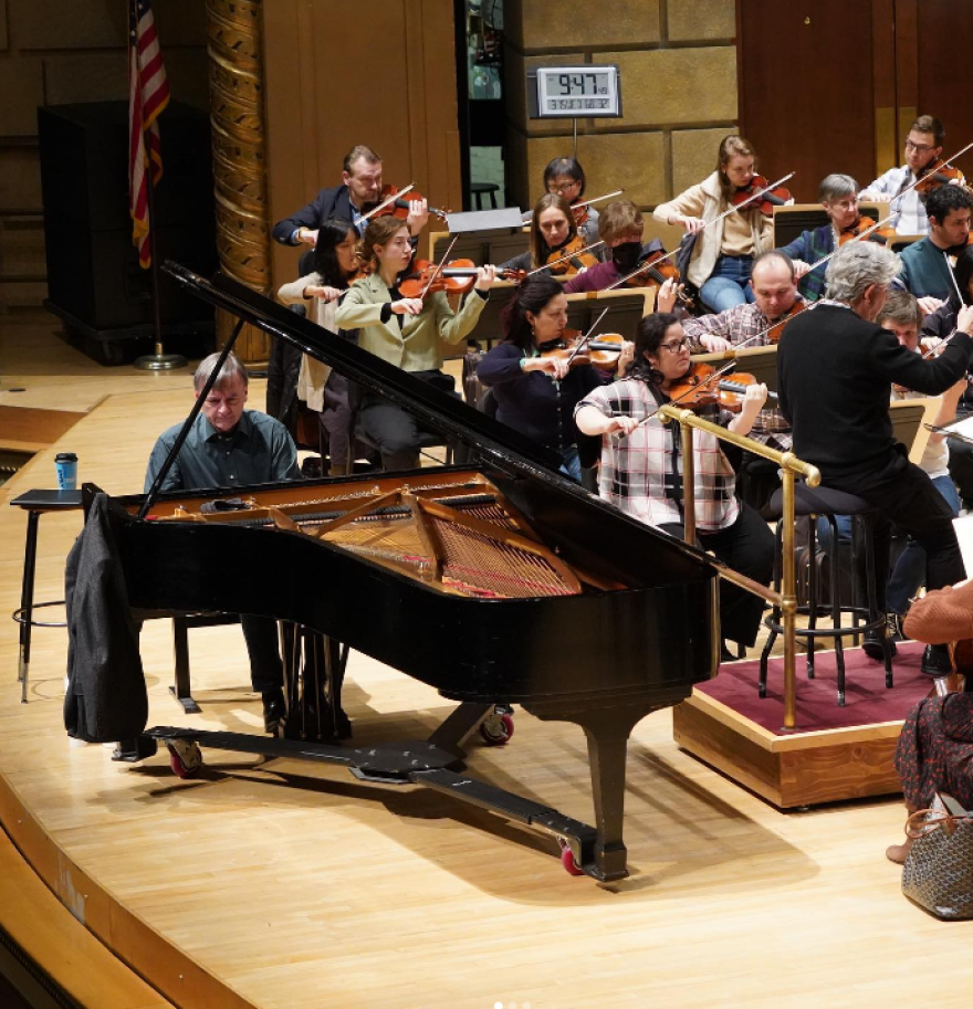 Stephen Hough rehearses Brahms with the RPO