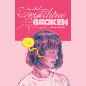 Illustrator-author Jacob Sarnie's new graphic novel, "The Machine is Broken."