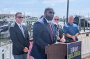 Florida GOP gubernatorial candidate Byron Donalds speaking at Caddy’s in Indian Shores on Oct. 5, 2026.