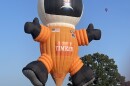 The Balloon Classic held during Pro Football Hall of Fame Enshrinement Week bring an estimate of 130,000 spectators, over its 40 years, to see balloons like Timken Company's astronaut.