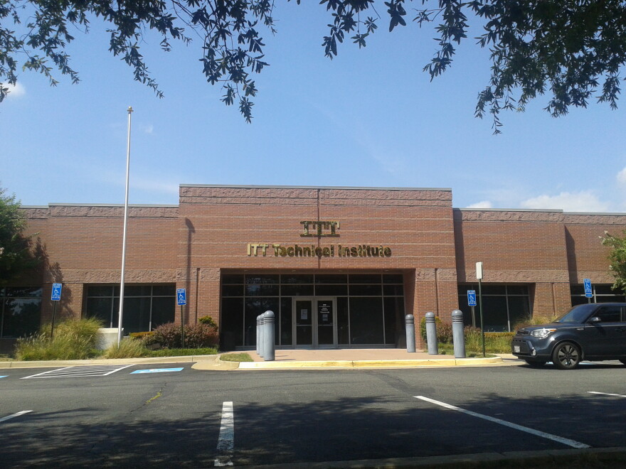 Former ITT Technical Institute building in Springfield, Virginia, Sept. 2016.