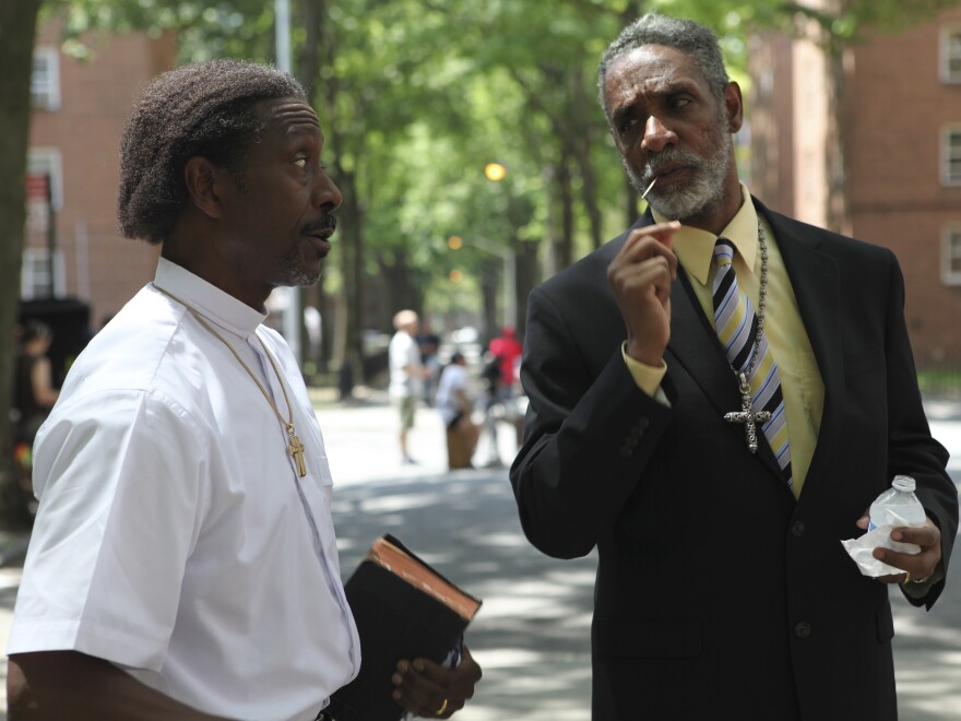 Enoch shares a word with Deacon Zee (Thomas Jefferson Byrd). Clarke Peters is powerful as Enoch and becomes the focus of the film as it goes on.