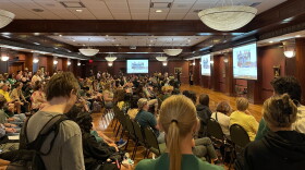 Hundreds of community members attended to watch the USAO Board of Regents meeting. 