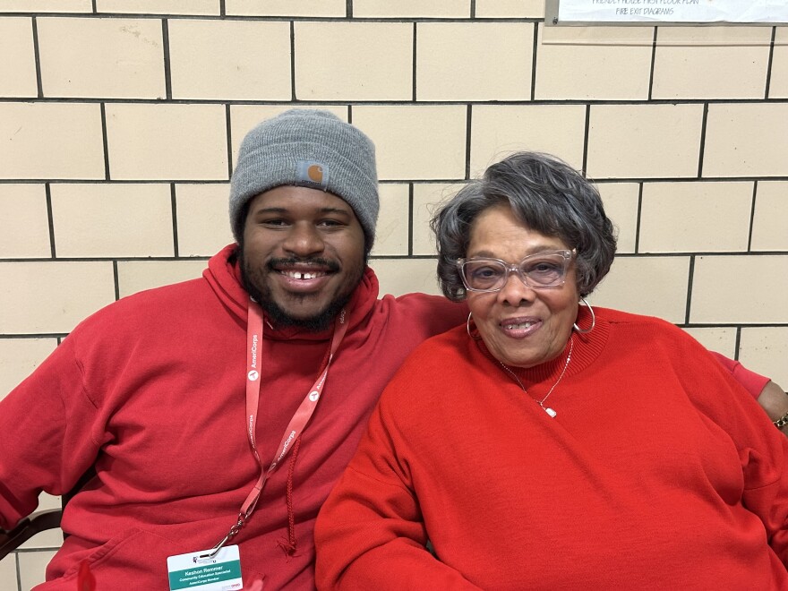 Mansfield's chapter of iConnect started with technology classes offered by Kishon Rummer (left). Linda Anderson (right) is a participant in the group, and says her favorite part is the physical activities.