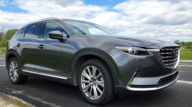 Mazda’s CX-9 mid-size SUV is among the more attractive three row options with its distinctive beak-like nose.