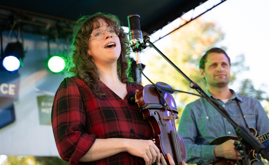 Possum Creek Ramblers performs at the Wagner Subaru Outdoor Experience on October 4, 2026.