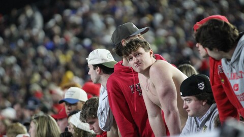 ISU fans and supporters at Monday's FCS Championship at FirstBank Stadium in Nashville.