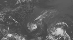 Hurricanes Iselle and Julio approach Hawaii on Wednesday.