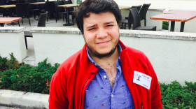 Exiled Nicaraguan journalist and Rey de Espana prize winner Wilfredo Miranda in Doral this week.