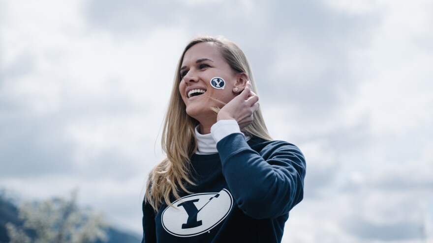 BYU honor code rally photo.