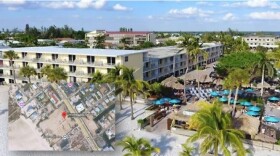 Outrigger before Ian and the empty property now.
