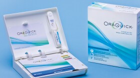 The Food and Drug Administration just approved the OraQuick test, which detects the presence of HIV in saliva collected using a mouth swab.