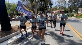 The Special Olympics torch run in Santa Barbara County Wednesday.