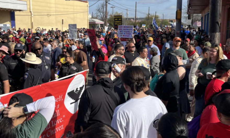 San Antonio César Chávez March in 2025