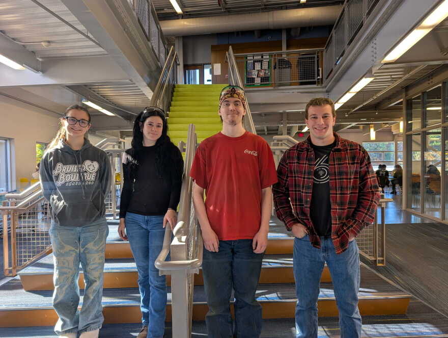 Four Manchester Community College students