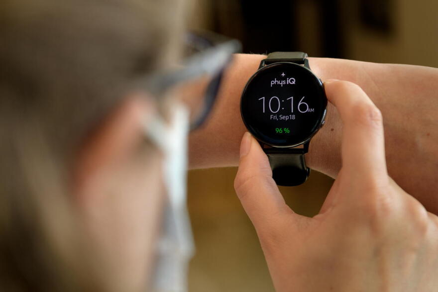 Purdue University researchers are helping to develop physIQ software that could indicate that a person should get tested for COVID-19 by detecting specific changes in heart and breathing rates while wearing a smartwatch.