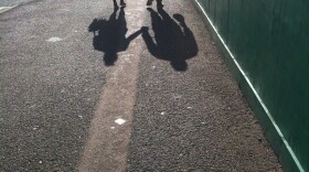 Hand-holding shadows
