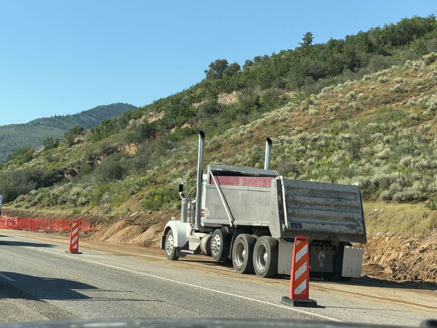 Road work on SR-224 in Summit County during July 2026.