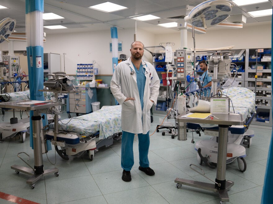 Dr. Bahir Sirhan works in the emergency department at Galilee.
