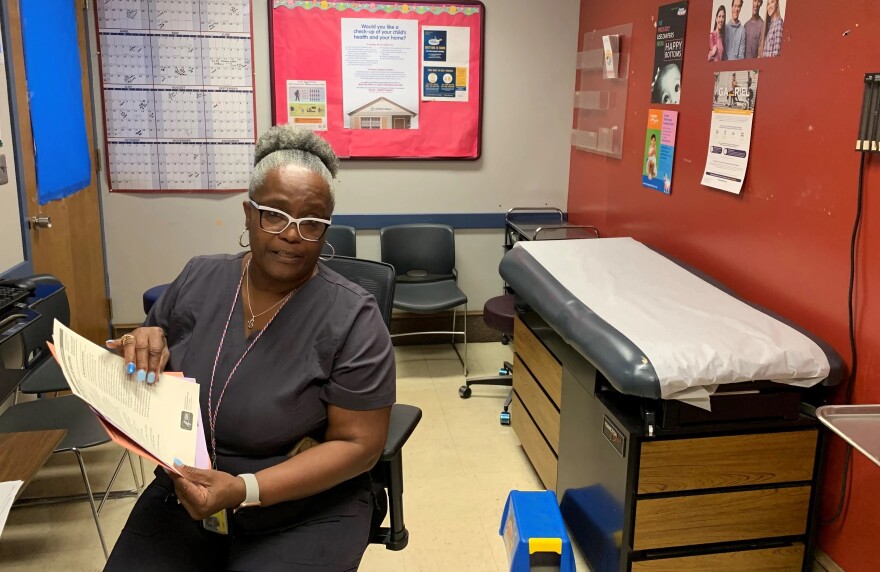 The drop in appointments at the Wyandotte County Health Department immunization clinic from before COVID-19 to now is as stark a contrast as Charlotte Square has seen in her nearly two decades with the department.<br/>