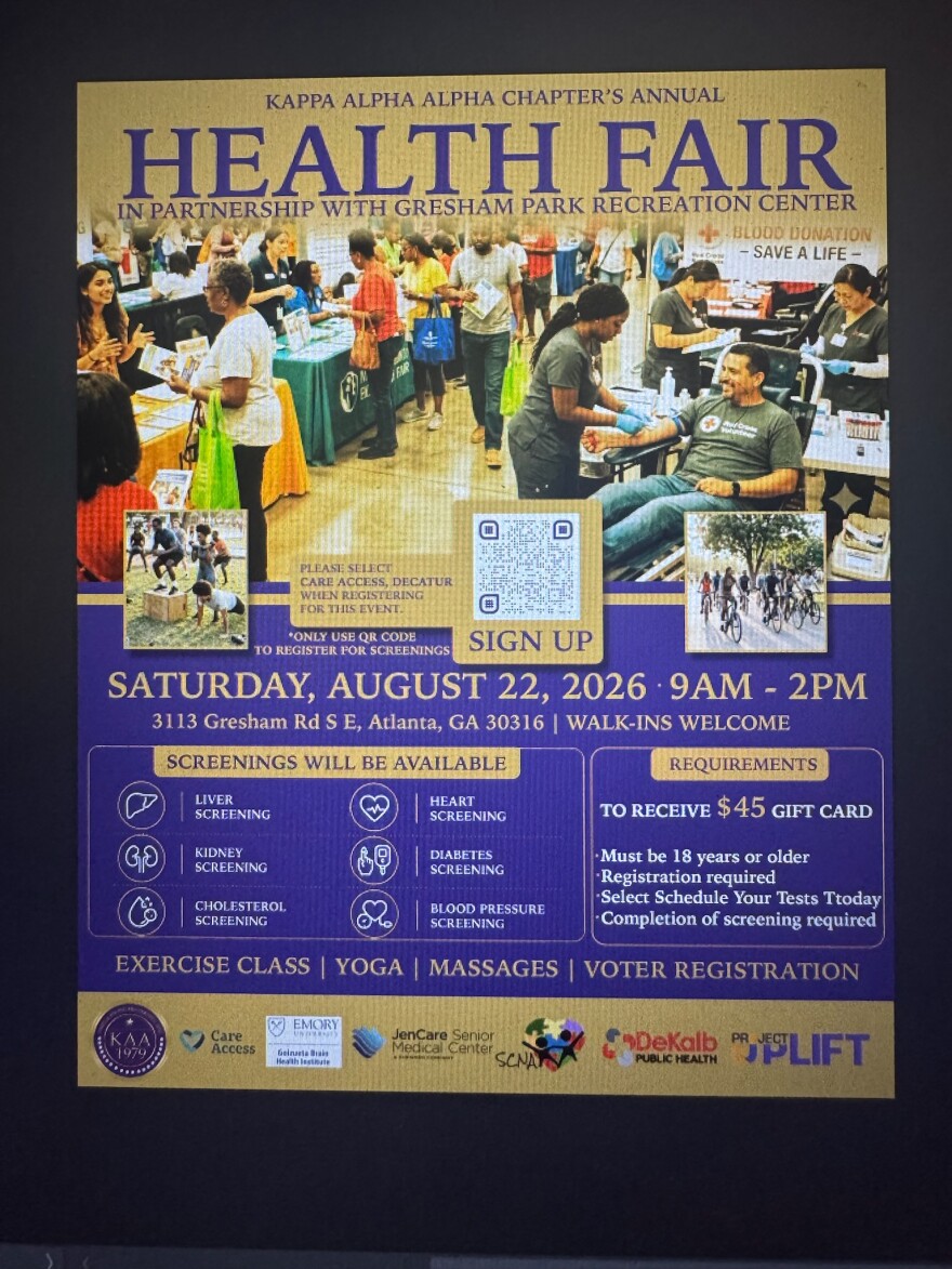 The Kappa Alpha Alpha Chapter of Omega Psi Phi is hosting its annual Health Fair, offering comprehensive health screenings along with exercise, yoga, and massages. Walk-ins are welcome!