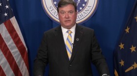 Indiana Attorney General Todd Rokita's latest update to his "Parents' Bill Of Rights" focuses on religious expression in schools. (Screenshot of Facebook Live)