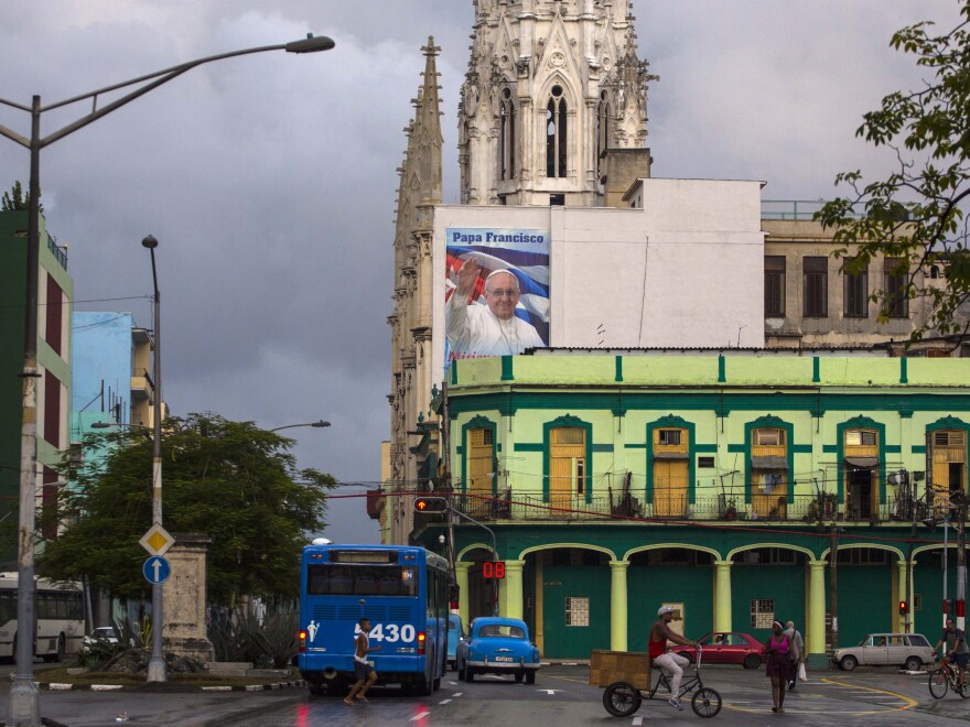 Havana prepares for Pope Francis's visit, which starts Sept. 19. He'll arrive in the United States from Cuba.